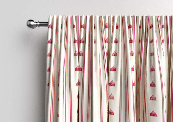 May Day, Tent Stripe Brights - Made to Measure Curtains - Image 9